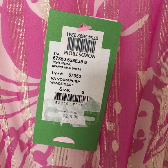 NWT Lilly Pulitzer Deanna Maxi Dress floral print - Picture 7 of 8